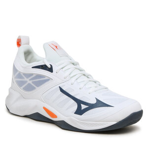 Topánky Mizuno - Wave Dimension V1GA224022 White/Dark Denim/Blue Jasper.