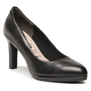 Poltopánky Tamaris - 1-22411-20 Black Lea./Pat.