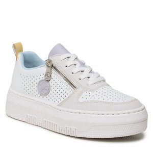Sneakersy Rieker - M1905-80 Weiss Kombi.