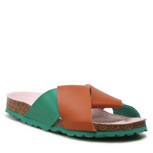 Šľapky Surface Project - Flip BROWN/GREEN.