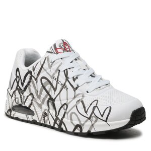 Sneakersy Skechers - Spread The Love 155507/WBGY Wht/Blk/Gray.