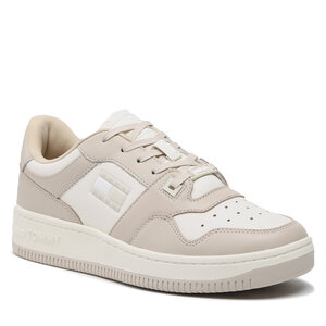 Sneakersy Tommy Jeans - Basket Leather EM0EM01165 Classic Beige ACI.