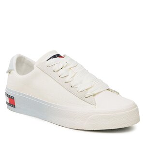 Tenisky Tommy Jeans - Vulc Flatform Canvas EN0EN02096 Shimmering Blue CYO.
