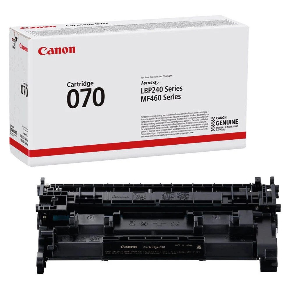 Canon 070 5639C002 čierny (black) originálny toner.
Originálny toner = záruka priamo od výrobcu tlačiarne
100 % použitie v tlačiarni - bezproblémové fungovanie s vašou tlačiarňou
Použitím originálnej náplne predlžujete životnosť tlačiarne
Osvedčená špičková kvalita - vysoko kvalitná a spoľahlivá tlač originálnou tlačovou kazetou od prvej do poslednej stránky
Trvalé a profesionálne výsledky tlače - dlhodobá udržateľnosť tlače
Kratšia prodleva pri tlači stránok
Garancia Vašej spokojnosti s použitím našej originálnej náplne
Zabezpečujeme bezplatnú recykláciu originálnych náplní
Zlyhanie náplne v menej ako 1% prípadov
Jednoduchá a rýchla výmena náplne

Kód výrobcu: 5639C002