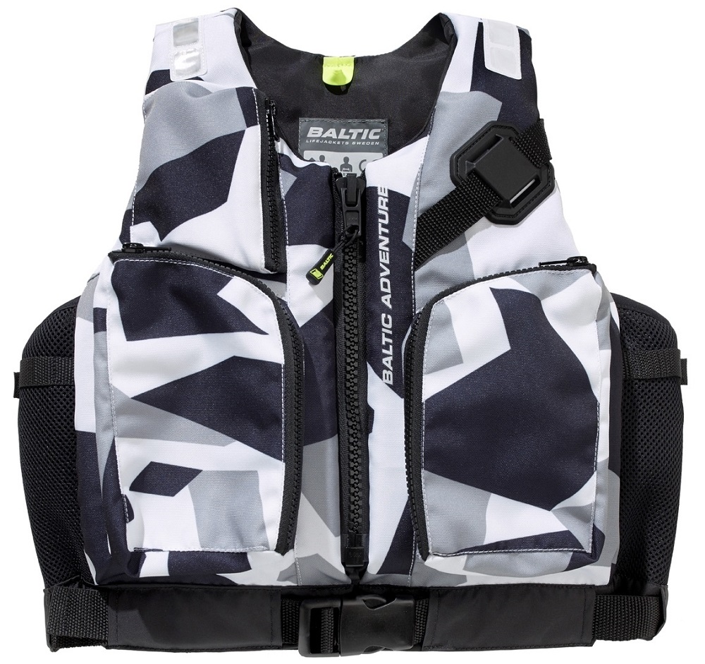 Baltic rybárska vesta adventure 50n camo-veľkosť s 30-50 kg.
 
  
 
 Je vybavená niekoľkými vreckami - v prednej časti menšie zipsové vrecko (napr.
