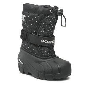 Snehule Sorel - Childrens Flurry Print NC3503-010 Black.