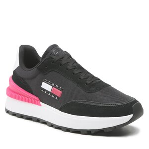 Sneakersy Tommy Jeans - Wmn Tech Runner EN0EN02028 Black 0GJ.