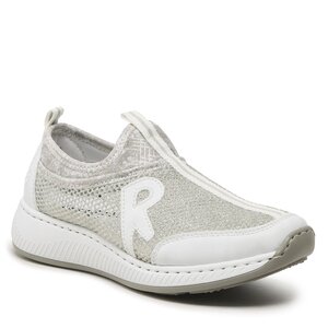 Sneakersy Rieker - N5554-81 Weiss.