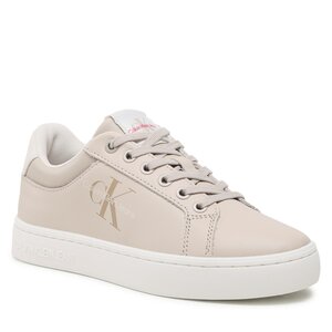 Sneakersy Calvin Klein Jeans - Classic Cupsole Fluo Contrast Wn YW0YW00912 Eggshell/Ancient White 0F6.