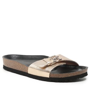 Šľapky Tommy Hilfiger - Th Mule Sandal Golden FW0FW07070 Gold 0LJ.