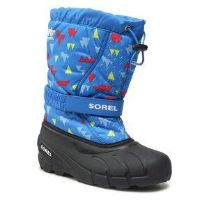 Snehule Sorel - Youth Flurry Print NY3504 Hyper Blue/Black 431.
