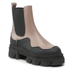 Členková obuv s elastickým prvkom Steve Madden - Merilyn SM11001689-03009-GRB Greige/Black.