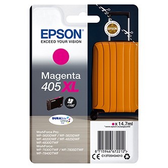 Epson 405XL C13T05H34010 purpurová (magenta) originálna cartridge.