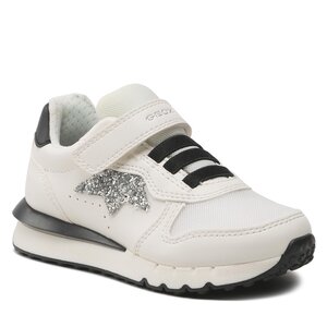 Sneakersy Geox - J Fastics Girl J35GZC0BC14C0404 S White/Black.