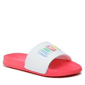 Šľapky Tommy Hilfiger - Logo Pool Slide T3A0-32796-1172 S White/Multicolor X256.