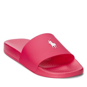 Šľapky Polo Ralph Lauren - Polo Slide 809892945003 Hot Pink/White Pp.