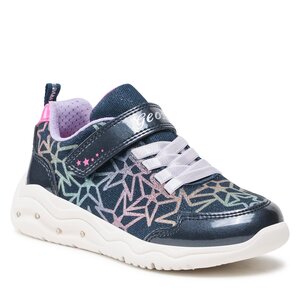 Sneakersy Geox - J Phyper Girl J35GUA0EWKNC4243 S Navy/Multicolor.