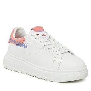 Sneakersy Emporio Armani - X3X024 XN824 S779 White/Anguria.