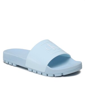 Šľapky Calvin Klein Jeans - Truck Slide Monogram Rubber W YW0YW00893 Chambray Sky C1Q.