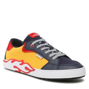 Sneakersy Geox - J Alphabeet Boy J35HLA01054C2117 D Yellow/Navy.