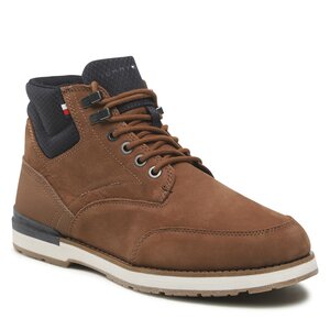 Šnurovacia obuv TOMMY HILFIGER - Outdoor Hilfiger FM0FM04201 Natural Cognac GTU.