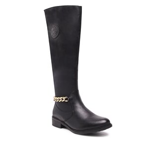 Čižmy Rieker - Z5373-00 Schwarz.