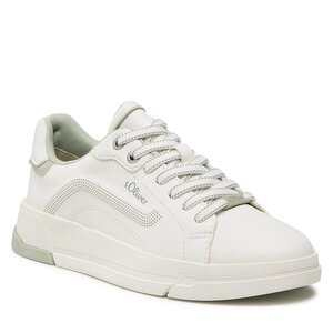 Sneakersy s.Oliver - 5-23626-30 Wht/Soft Green 127.