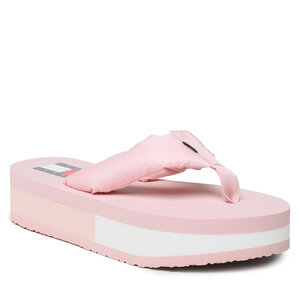 Žabky Tommy Jeans - Webbing Mid Beach Sndl Nw Strip EN0EN02114 Misty Pink TH2.