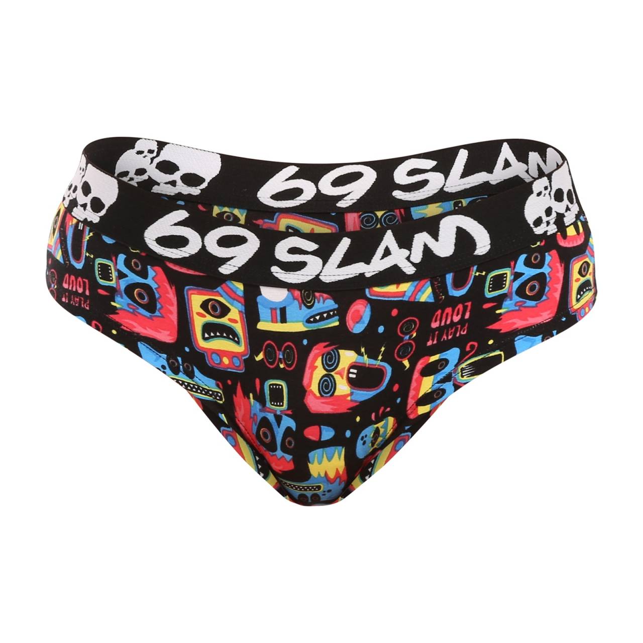 Dámske nohavičky 69SLAM bamboo monsta freak alexa (GWBMFK-BB) XL.
Dámske nohavičky 69SLAM vás zaujmú nielen hravým dizajnom s originálnymi potlačami a výraznými farbami, ale aj neuveriteľnou jemnosťou a pohodlím, ktoré poskytuje prírodná bambusová viskóza.
Prírodný vzorec pre každodenné pohodlie
Bambusové vlákna v kombinácii s bavlnou poskytujú výnimočnú mäkkosť, priedušnosť a antibakteriálne vlastnosti.
Jedinečný dizajn, ktorý sa neomrzí
Originálna potlač v atraktívnych farbách zaujme na prvý pohľad a vnesie hravosť do vašej zásuvky so spodnou bielizňou.
Prečo si bambusové nohavičky 69SLAM zamilujete

Výnimočne mäkký materiál s prírodnými zložkami, antibakteriálny a úžasne priedušný.
Pružný a pohodlný strih pre každú postavu.
Originálny dizajn s hravými vzormi a farbami, ktoré oživia váš šatník.

Spodná bielizeň 69SLAM, ktorá vám zdvihne náladu
69SLAM je obľúbená surferská značka z Bali, ktorá oslavuje život, umenie, kreativitu, dizajn a farby každým detailom.
Ako sa starať o bambusové nohavičky 69SLAM
Aby vaše obľúbené nohavičky vydržali ako nové, odporúčame vám dodržiavať nasledujúce pokyny na starostlivosť.

Pranie: Ručné pranie vo vlažnej vode je najšetrnejší spôsob starostlivosti.
Sušenie: Nie sú vhodné do sušičky.
Žehlenie: Nežehliť - bambusové vlákno a potlač sa narovnajú samy pri správnom sušení.

Tip: Vaša obľúbená spodná bielizeň si zaslúži šetrné zaobchádzanie.