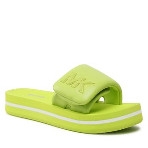 Šľapky MICHAEL Michael Kors - Mk Platform Slide 40S3MKFA1L Brt/Limeade.