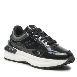 Sneakersy Calvin Klein Jeans - Chunky Sneaker Glossy Patent YW0YW00889 Black BDS.