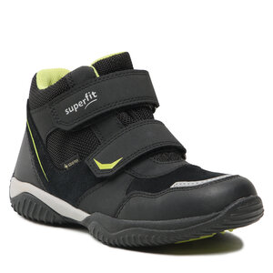Šnurovacia obuv Superfit - GORE-TEX 1-009385-0020 M Schwarz/Hellgrün.