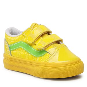 Sneakersy Vans - Old Skool V Harb VN0A4VJJBK21 Haribo Checkerboard Yello.