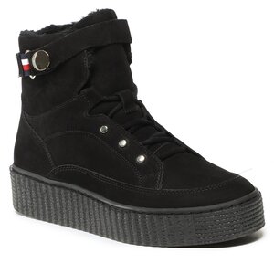 Členková obuv TOMMY HILFIGER - FW0FW06798 Black BDS.