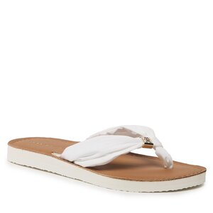 Žabky Tommy Hilfiger - Th Elevated Beach Sandal FW0FW06985 Ecru YBL.