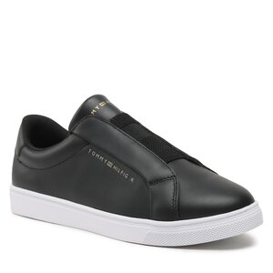 Sneakersy Tommy Hilfiger - Elastic Slip On Sneaker FW0FW07032 Black BDS.