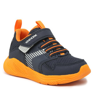 Sneakersy Geox - J Sprintye Boy J26GBA0CE14C0659 S Navy/Orange.
