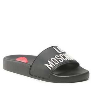 Šľapky LOVE MOSCHINO - JA28052G1GI14000 Nero/Logo Bianco.