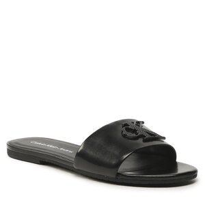 Šľapky Calvin Klein Jeans - Flat Sandal Slide Hw YW0YW00952 Black BDS.