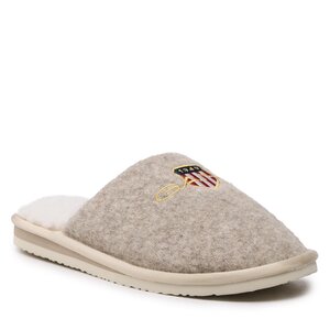Papuče Gant - Homesy 25598410 Taupe Melange G129.