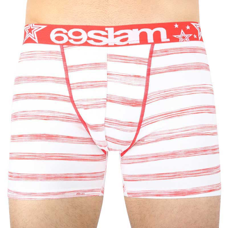 Pánske Boxerky 69SLAM fit stripes red S, trenky.
Bavlnené boxerky sú základ, ako hovorila naša babička.