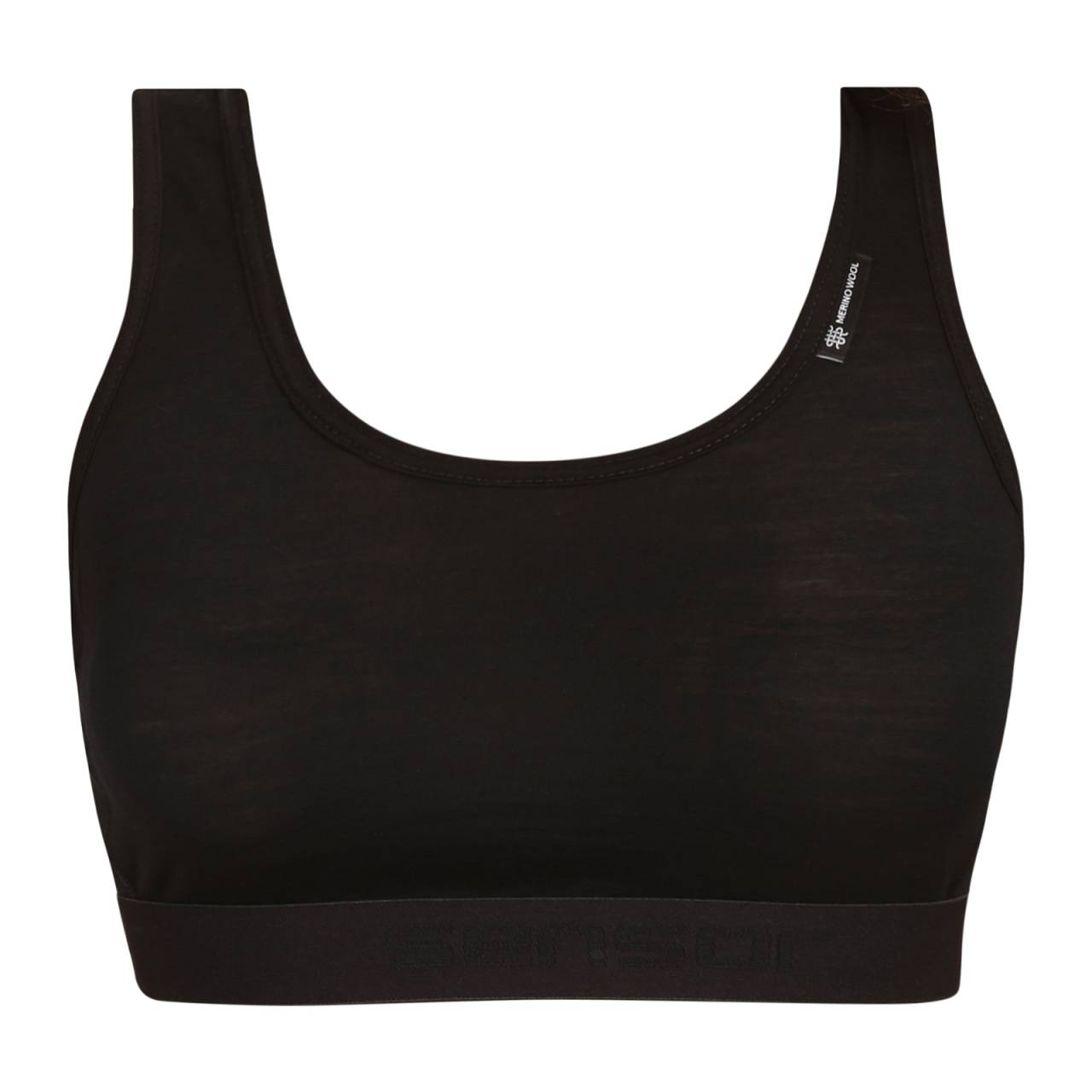 Dámska podprsenka Sensor Active merino čierna (17200024) S.