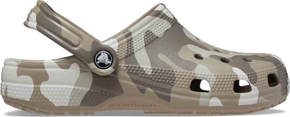 Crocs nazúvaky classic printed camo clog mushroom multi - 41-42.