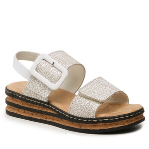 Sandále Rieker - 62950-80 Weiss.