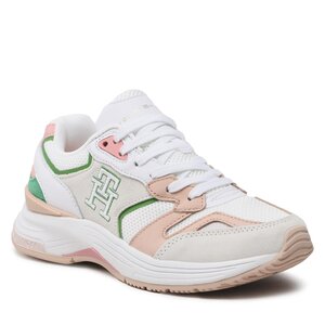 Sneakersy Tommy Hilfiger - Modern Prep Runner FW0FW07111 White YBS.