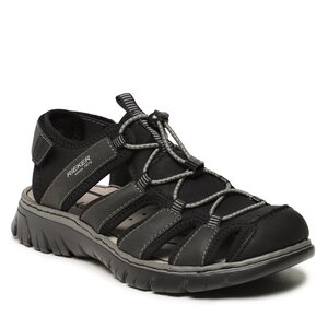 Sandále Rieker - 26770-00 Schwarz.