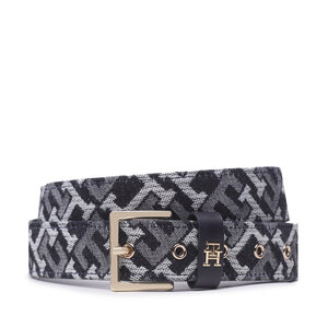 Dámsky opasok Tommy Hilfiger - Th Square 3.0 Denim AW0AW14245 ICD.