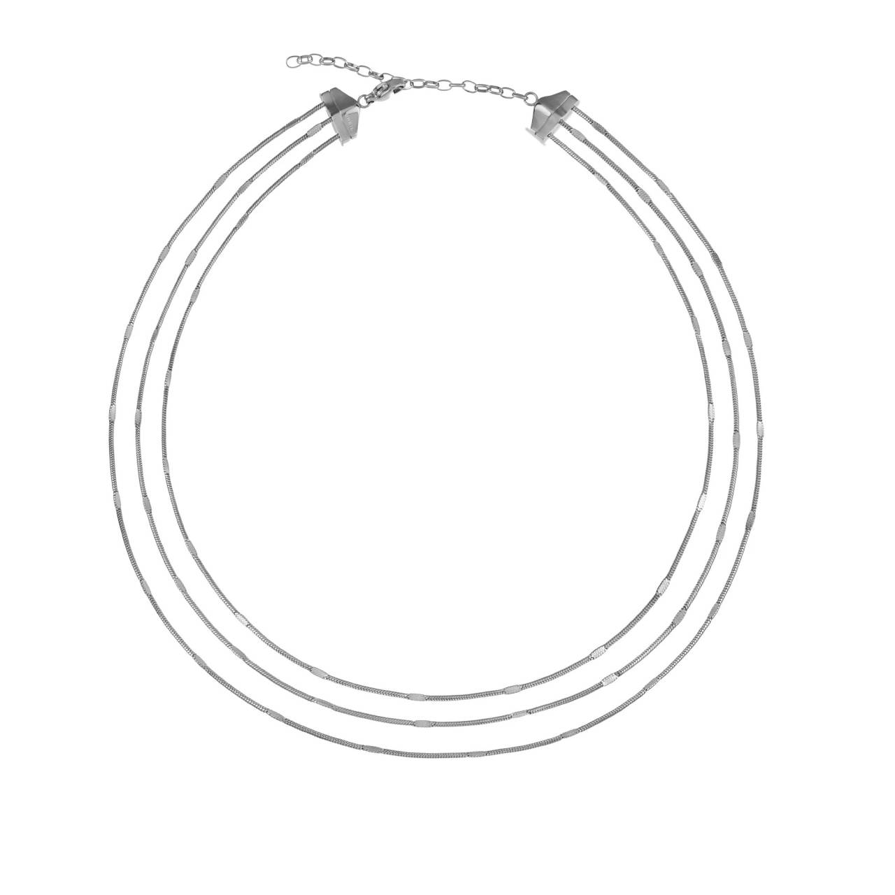 BREIL Pôvabný oceľový náhrdelník Sinuous TJ3094.