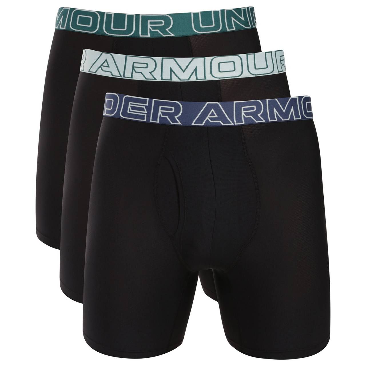3PACK pánske boxerky Under Armour čierné (1383884 006) XL, trenky.
Pripravte sa na maximálne pohodlie pri každom pohybe.
Funkčný materiál, ktorý vás udrží v suchu
Boxerky Under Armour sú vyrobené zo zmesi polyesteru a elastanu.
Moderný dizajn a pohodlný strih pre každú príležitosť
Boxerky Under Armour kombinujú štýlový dizajn a športový vzhľad.
Prečo vyskúšať boxerky Under Armour

Rýchloschnúci materiál, ktorý odvádza pot, ideálny pre šport.
Dlhšie nohavice a ergonomický strih pre dokonalé pohodlie.
Vyšívaná guma s logom Under Armour – štýl a funkčnosť v jednom.

Spodná bielizeň Under Armour pre aktívny životný štýl
Značku Under Armour založil bývalý americký futbalista Kevin Plank, ktorý nebol spokojný so svojím športovým oblečením, ktoré sa ľahko spotilo a rozhodne nevoňalo príjemne.
Ako sa starať o boxerky Under Armour
Aby vaše obľúbené boxerky zostali dlho v perfektnom stave, odporúčame dodržiavať tieto pokyny na údržbu.

Pranie: Práť pri 30 °C, ideálne naruby.
Sušenie: Nesušte v sušičke.
Žehlenie: Nežehlite.

 
Tip: Nájdenie správneho kusu spodnej bielizne, ktorý vám perfektne sedí, môže byť niekedy náročné.