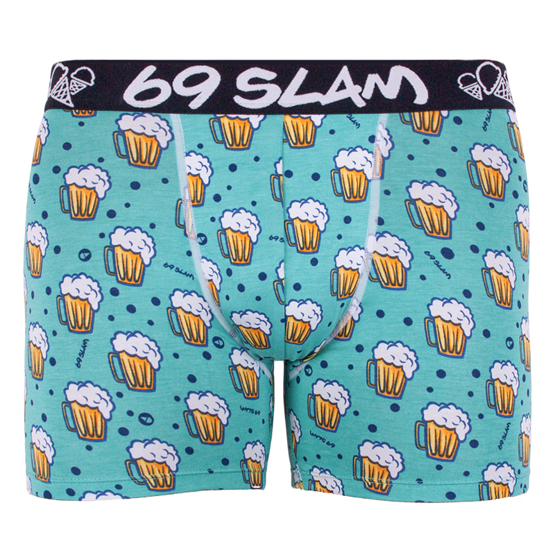 Pánske boxerky 69SLAM fit bamboo arvo cheers S, trenky.
Bielizeň značky 69SLAM má výhodu oproti konkurencii.
